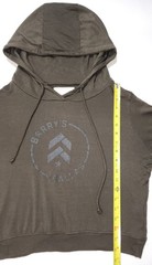Barry’s Woman Dark Olive Green Long Sleeve Hoodie Size S