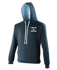 Custom Printed AWDis Varsity Hoodie Your Text Logo Gym Workouts Training Sports