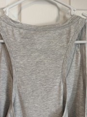 LULULEMON GRAY LOOSE RACERBACK TANK SIZE 14 PERFECT FOR ANY WARDROBE L@@K!