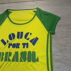 Adidas Brasil Women’s jersey Small Louca Por Ti Brazil 2013 Yellow And Green