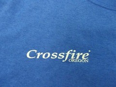NIKE Women’s Size L DRI FIT Training Cross Training Blue Crew Neck T-Shirt