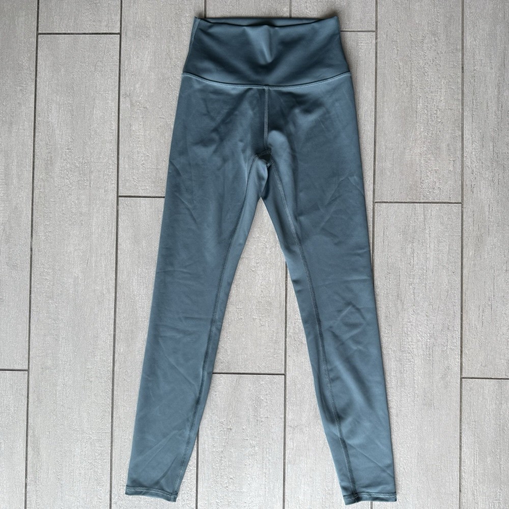 ALO YOGA Airlift 7/8 High Waist Leggings Size XS Teal Agate Active Athleisure