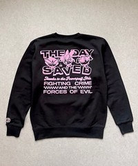The Powerpuff Girls × Flapper Sweatshirt Black Japan original New