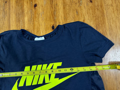 Nike Lab x Sacai Logo T-shirt Tech Futura Wordmark Tee Lightweight Blue size S
