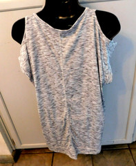 Balance Collection gray S/S tunic v-neck t-shirt women’s L NWT