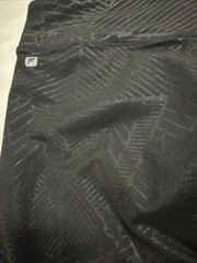 Fabletics Leggings Small-Medium Black W Print No Pockets, No Tags Well Made