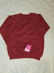 Vintage Hanes Sweatshirt Women’s Large Lg Paprika Blank Her Way Ladie 90s 9165