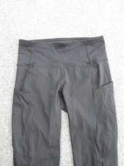 Lululemon Leggings Womens 6 Black High Rise Ankle Pockets Yoga Gym Pants