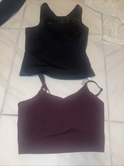 Lot Of Lululemon Athleta Fabletics Bundle Of 9 Items Bras Tops Pants Various Sz