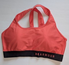 Under Armour Women’s Athletic Mid Crossback Compression Sports Bra – Size XL