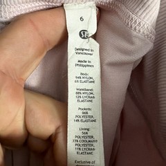 Lululemon Women’s 6 Solid Pink Lined Dance Studio Mid-Rise Jogger Pants