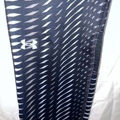 Under Armour Womens M ? Black White Gray Geometric Workout Leggings Gym Ladies