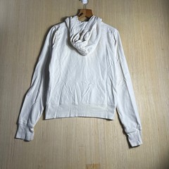 Vintage Hard Rock Hotel Hoodie Womens Medium White Hollywood Flordia Graphic Y2K