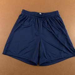A4 Womens Size Medium Navy Blue Lightweight Elastic Waist 5″ Athletic Short New