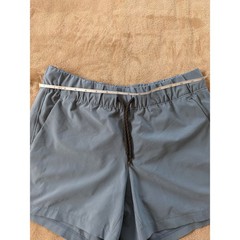 FreeFly Women’s Swell Shorts Quick Dry Elastic Drawstring Waist Blue Slate GrayM