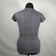 Lululemon Swiftly Tech Short Sleeve Shirt 6 Gray Seamless Athletic Running Yoga