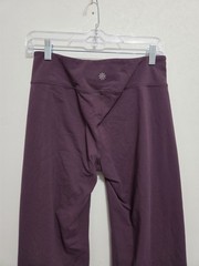 Women’s Athleta Purple Wide Leg Yoga Pants Size Medium Tall 33in Inseam