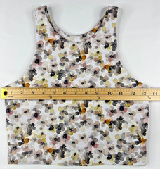 Becco Tank Top Women’s Multicolor Floral High Neck Cropped Size S