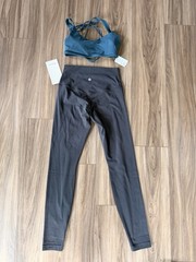 Lululemon Free to Be Wild Bra and high-rise leggings (New with Tags) Size 6