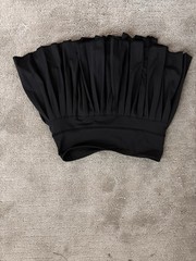 Gold Hinge Women’s Black Pleated Activewear Short Pull-On Skirt Size S