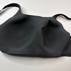 Victoria Secret Sport Bra 44C Full Coverage Wireless Black Convertible Straps