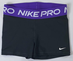 Women’s Nike Pro CZ9857 Dri-Fit 3″ Mid Rise Solid Plain Compression Shorts