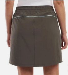 Elle Sport Women’s Inner Pockets Drawstring Lightweight Skort, Green, Size M