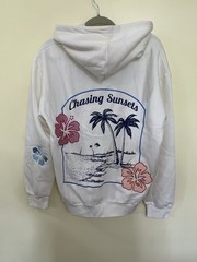 NEW Altar’d State White Chasing Sunsets Embroidered Hoodie Size Small NWT
