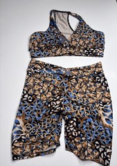 Lici Fit Workout Set Enchanted Scrunch Butt Shorts and Sports Bra Size XL
