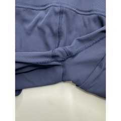 Outdoor Voices Ribbed Flare Leggings Navy Blue High Rise Yoga Pants Womens XS/S