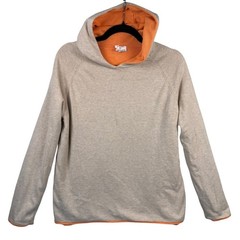 Hanna Andersson Hoodie Women’s Small Beige Cotton Long Sleeve Athleisure