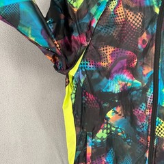 Adidas Jacket Womens 14 Multicoloured Vest Windbreaker Zip Running Lightweight