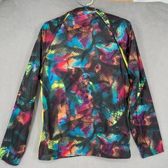 Adidas Jacket Womens 14 Multicoloured Vest Windbreaker Zip Running Lightweight