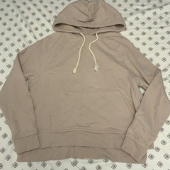 Universal Thread Women’s Hoodie Pullover Small Drawstring Beige Tan Pockets