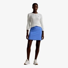 Ralph Lauren RLX GOLF Stretch 15″ Back Pleated Skort Summer Blue SZ. S NWT$138