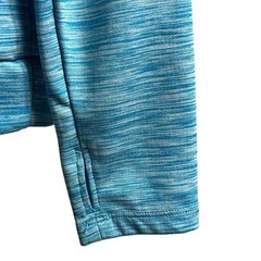 Nike Running Quarter Zip Blue Dri Fit Thumbholes Reflective Swoosh Pullover S