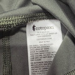 NEW Cotopaxi Muevo Bike Shorts Womens XS Fatigue Green Recycled Nylon Spandex