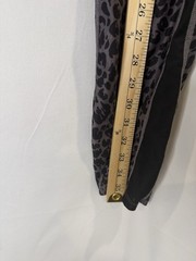 Juicy Couture Girls Activewear Legging XL Black Animal Print High Waist Pull On