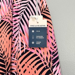 Tommy Bahama Everyday Active Skirted Leggings Pink Orange Palm Print small