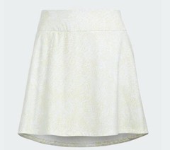 Adidas Frill Skirt Small White Lime Green Athletic Golf Tennis Skort $75 C6