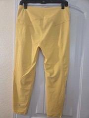 Sweaty Betty London Women’s Cheerful Yellow Super Soft Leggins Size US 12, UK XL