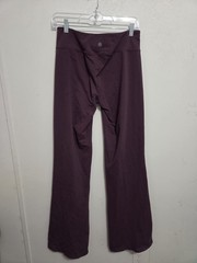 Women’s Athleta Purple Wide Leg Yoga Pants Size Medium Tall 33in Inseam