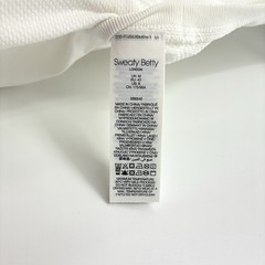 Sweaty Betty White Seamless Racerback Fitted Tank Top Gym Athlete Workout Size 8