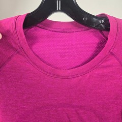 Lululemon Swiftly Long Sleeve Women 8 Magenta Pink Excellent Top (T8)