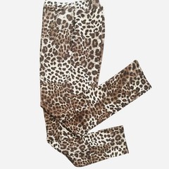 Ashley Sports activewear leggings Women 22/24 cheetah print pockets stretchy