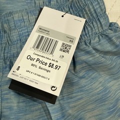 Nike One Dri-FIT HJ6347”-464 Women’s XS Blue Mid-Rise 3″ Training Shorts NWT