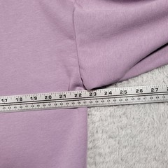 Puma Sweatshirt Women Large Purple Crewneck Fleece Boxy Logo