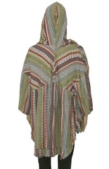 DRA Los Angles Jacquard Fabric Quarter Sleeve Pullover Tunic Hoodie Top Boho XL