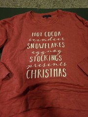 State of Mine Women’s Merry Christmas Large Graphic Black Sweatshirt Lot Of 3