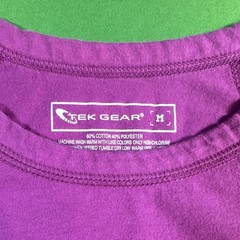 Tek Gear Women’s Short Sleeve Tee Shirt Medium Pink And Blue
